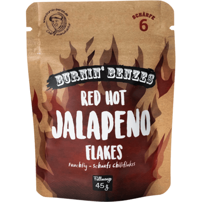 Burnin' Benzes Red Hot Jalapeño Flakes - Chiliflocken