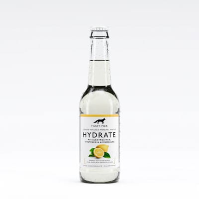 18x Fizzy Fox Hydrate - Lemon Elektrolyt Soda