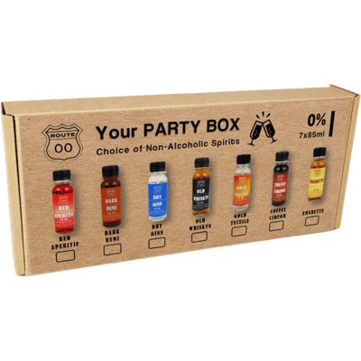Route 00 Party Box - 7x non-alcoholic spirits