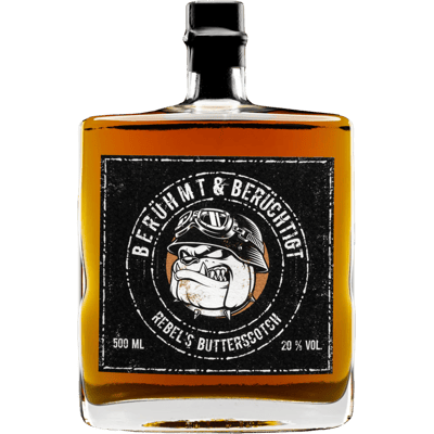 Berühmt & Berüchtigt - Rebel's Butterscotch - Likör auf Rumbasis