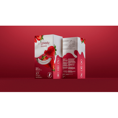 YAGOODY Shake Weekly Pack of 7 - Strawberry Flavour