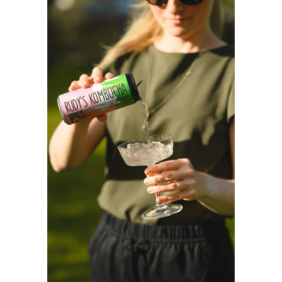 9x Rudy's Kombucha - Rhubarb