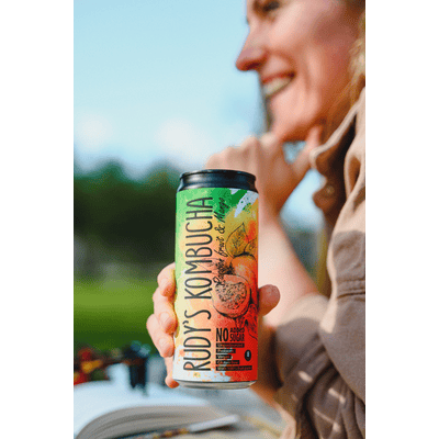 9x Rudy's Kombucha - Passionfruit & Mango