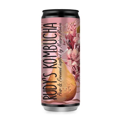 9x Rudy's Kombucha - Pear & Fireweed