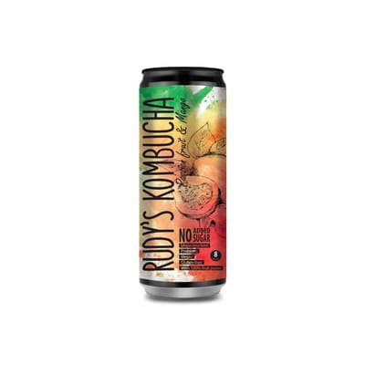 9x Rudy's Kombucha - Passionfruit & Mango