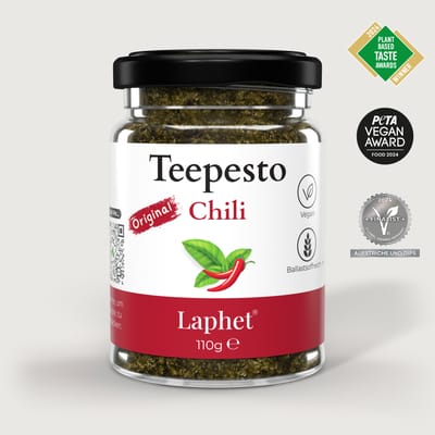 Laphet Teepesto mit Chili - fermentierte Teeblätter mit Chili