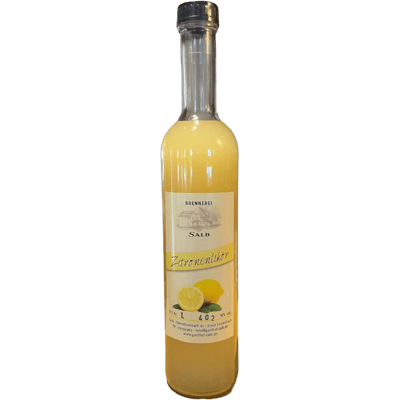 Salb distillery lemon liqueur