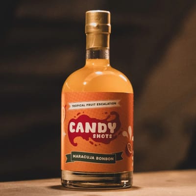 CANDYSHOTS Maracuja Bonbon Liqueur - Maracuja Limes Liqueur