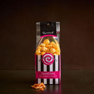 Goldcorn Popcorn Kollektion mit vier verschiedene Popcorn Sorten