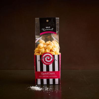 Goldcorn Popcorn Kollektion mit vier verschiedene Popcorn Sorten