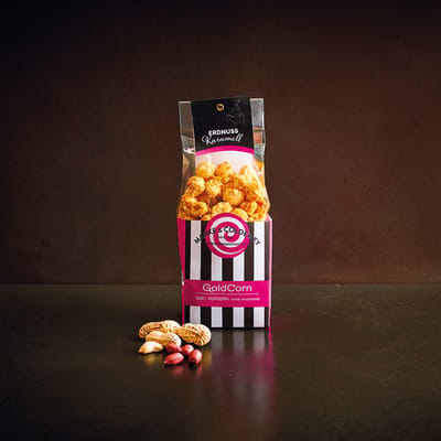 Goldcorn Popcorn Kollektion mit vier verschiedene Popcorn Sorten