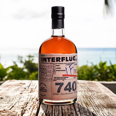 Schwechower Interflug 740 Rum Spirituose 4