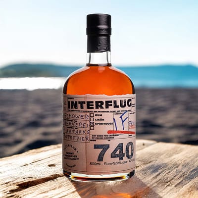 Schwechower Interflug 740 Rum Spirituose 5