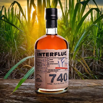 Schwechower Interflug 740 Rum Spirituose 6