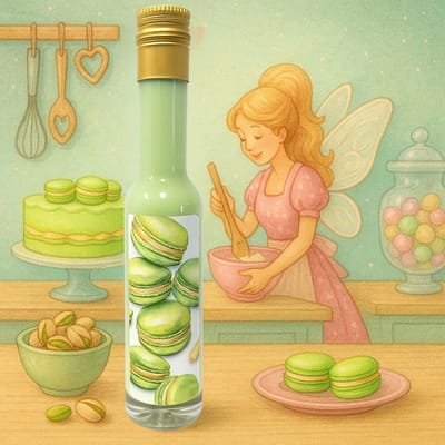 Deheck Macarons Pistazie Sahnelikör