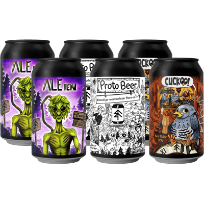 Black Forest Brewing Mixpack Summer 6 (2x Cuckoo + 2x ALEien + 2x ProtoBeer)