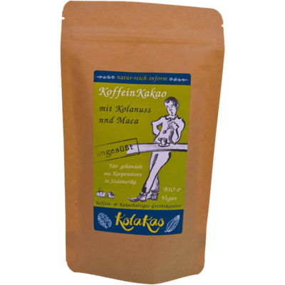 natur-reich-inform Bio KoffeinKakao mit Kolanuss und Maca Ungesüßt