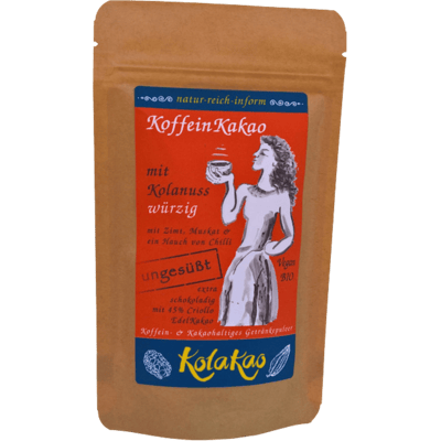 KolaKao - Bio KoffeinKakao mit Kolanuss - würzig & ungesüßt