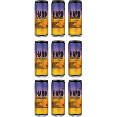 9x Rudy's Kombucha - Hard Kombucha Passion Fruit - alcoholic Kombucha
