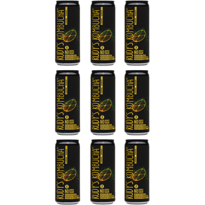 9x Rudy's Kombucha - Lemon & Ginger