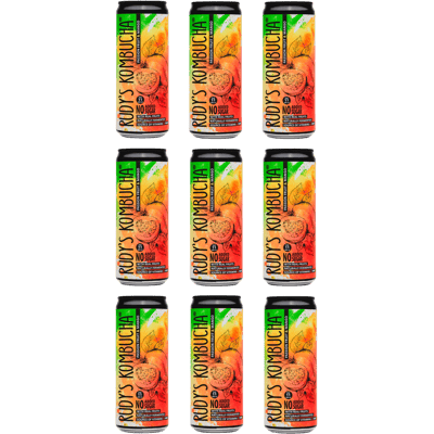9x Rudy's Kombucha - Passionfruit & Mango