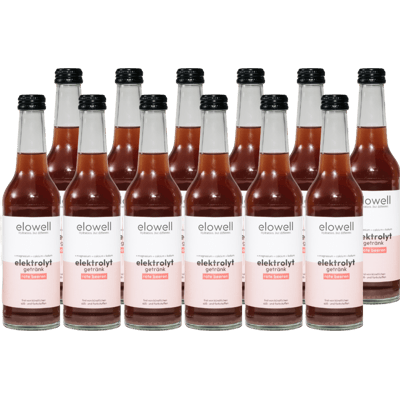 12x elowell Rote Beeren - Elektrolytgetränk