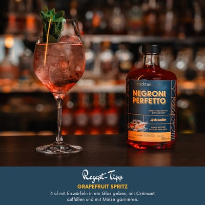 Cocktail art Negroni Perfetto - Bottled Cocktail
