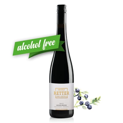 Obsthof Retter Edition Sommelier - WILD blueberry - non-alcoholic alternative to wine