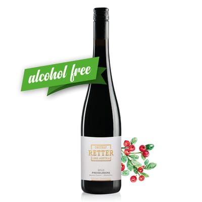 Obsthof Retter Edition Sommelier - WILD cranberry - non-alcoholic alternative to wine