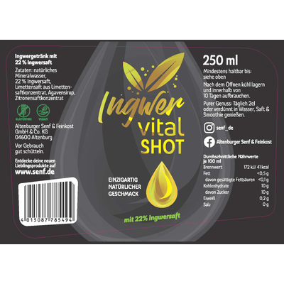 Altenburger Ingwer Vital Drink