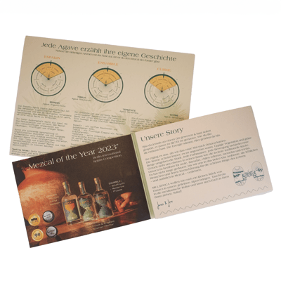 LAEPOCA Mezcal Premium Tasting-Set (1x Espadin + 1x Ensamble + 1x Cuishe)