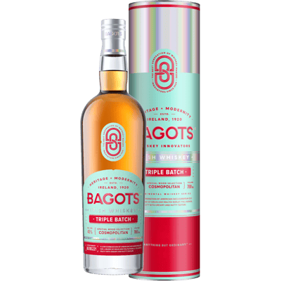 Bagots Irish Whisky Triple Batch in gift box