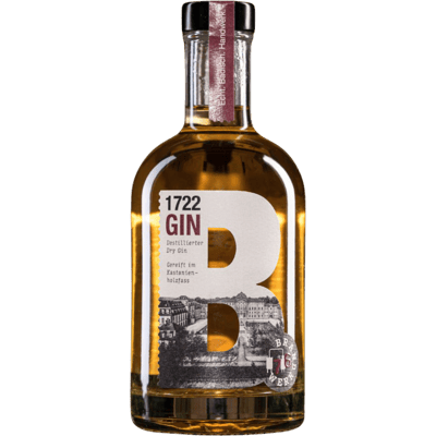 Brandwerk76 - 1722 Destilled Dry Gin im Kastanienfass