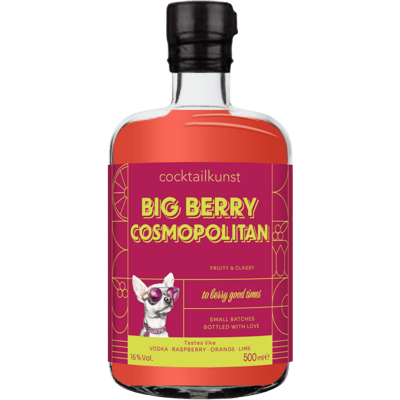 Cocktailkunst Big Berry Cosmopolitan - Bottled Cocktail