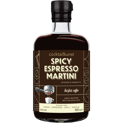 Cocktailkunst Spicy Espresso Martini -  Bottled Cocktail