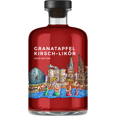 WeiLA Granatapfel-Kirsch-Likör Tilly Städte Edition Köln