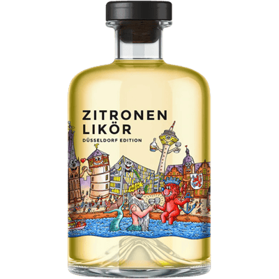 WeiLa Zitronen Likör - Tilly Städte Edition Düsseldorf
