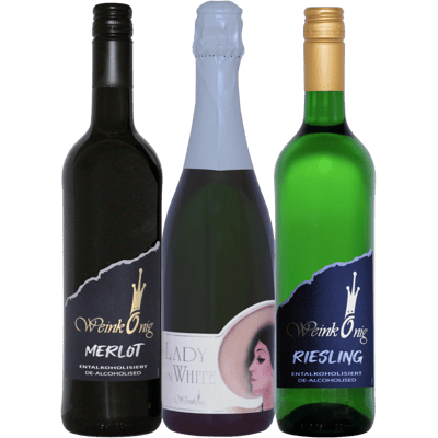 Weinkönig 3er Probierpaket - Wein und Sekt ohne Alkohol