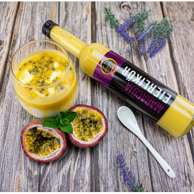Passion fruit eggnog