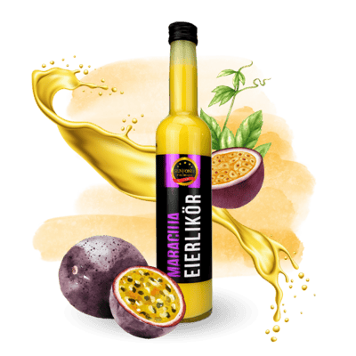 Passion fruit eggnog