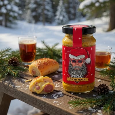 Altenburger Knackiger Weihnachtssenf "Macht Scharf"