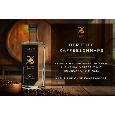 SNOWO Distillers Crystal Coffee - Kaffeesschnaps