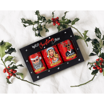 Geschenkset Weihnachten Wild Christmas Box (2x Senf + 1x Grillsauce)