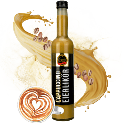 Egg liqueur cappuccino