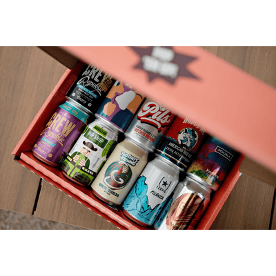 Craft Beer Mix Gift Box Europe (10x cans of different varieties from Scandinavia, Germany, Netherlands)