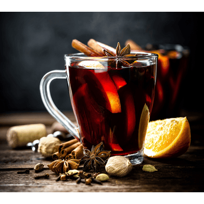 Coole Weihnachten Geschenkidee (1x Glühwein + 1x Grillsauce + 2x Senf)