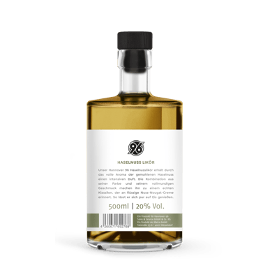 Hanover96 hazelnut liqueur