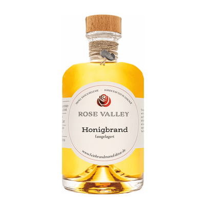Rose Valley honey brandy aged in whisky casks