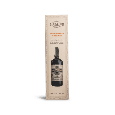 Cocalero de Altura as a gift set - distillate with coca leaf
