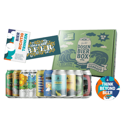 Non-alcoholic craft beer gift box (10x cans of different varieties)